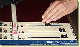 Regler im Radiostudio