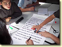 Plakat zum Thema „Frauen-KZ Ravensbrück“