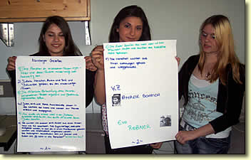 Vorstellung der Plakate und Arbeitsergebnisse