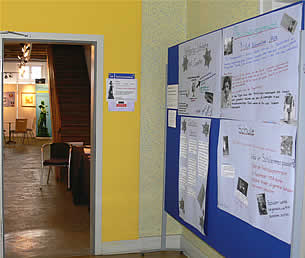 Plakatpräsentation im Rahmen der Ausstellung